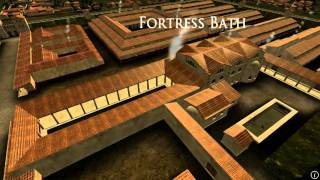 Animation of ancient Roman Fort in Caerleon Wales [upl. by Combe]