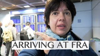 ARRIVING AT FRANKFURT AIRPORT FRA  GOING TO LONG DISTANCE TRAIN STATION [upl. by Ibbed319]