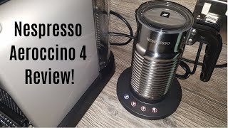 Nespresso Aeroccino 4 Milk Frother Review  Worth upgrading from the Aeroccino 3 [upl. by Trudi623]