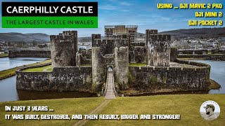 Caerphilly Castle  The Largest in Wales 2nd in Britain [upl. by Kentiggerma]