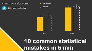 Ten Statistical Mistakes in 5 Min [upl. by Casavant]