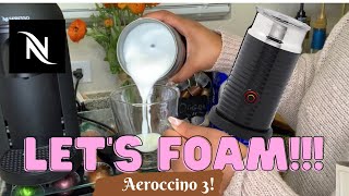 How To Foam Milk With Aeroccino 3 Make Coffee With Foam Tips amp Tricks  Easy Foamed Latte Recipe [upl. by Janot590]