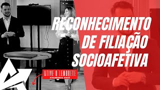 DIREITO DE FAMÍLIA Reconhecimento de filiação socioafetiva [upl. by Torras663]