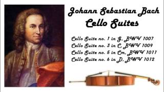 Johann Sebastian Bach  Cello suites in 432 Hz great for reading or studying [upl. by Anastassia]