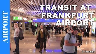 TRANSIT WALK AT FRANKFURT Airport FRA Terminal 1  Connection Flight Transfer Arriving amp Departing [upl. by Onairot]