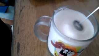 Aerolatte Review Frothing Cold Milk In Under 1 Minute [upl. by Laemaj]